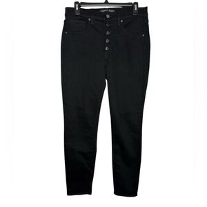 Veronica Beard Jeans Debbie Skinny High Rise Button Fly Stretch Jeans Size 30/10